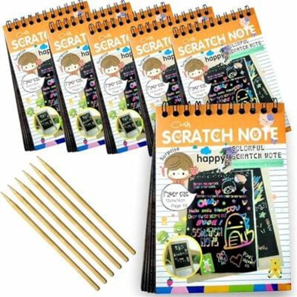 Rainbow Scratch Note Notebook